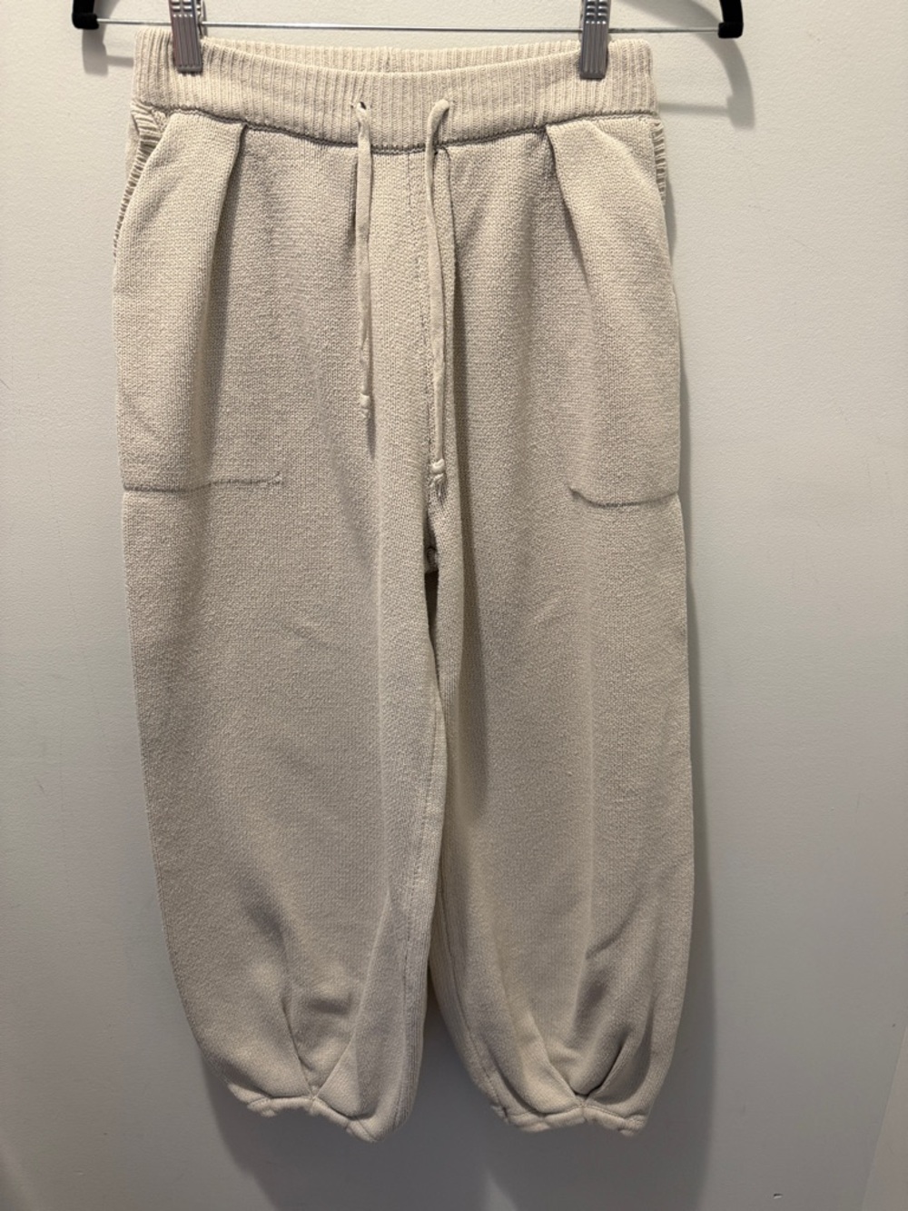From Palmer knit balloon pants in size small
